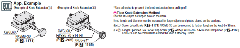 [High Precision] X-Axis Dovetail Slide, Rack & Pinion - Extended Knob:Related Image