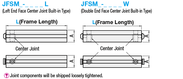 Aluminum Extrusions with Built-in Joints - Center Joint:Related Image