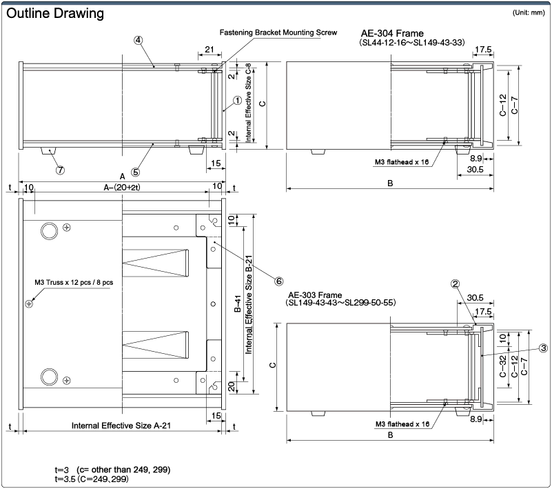 Aluminum Control Box SL Type (Metallic Frame Type): Related Image