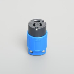 Removal Prevention Type, Cord Connector Body (Nylon Cover), 2-Pole 3-Wire Grounding, 15 A 125 V