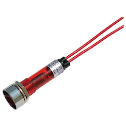 Sakazume LED Indicator Light DA-10ML-1 (100 V AC/DC Connection) ø10 Red