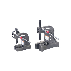Arbor press (rack type) Maximum press thickness 110/155 mm type