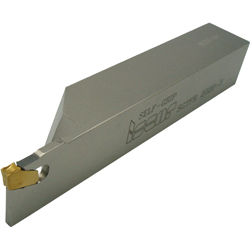 Self Grip (F Cut) Blade for Plunging, Integrated Holder, for General Purpose Lathe, Strengthened Type