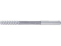 High-Speed Steel High Helical Reamer, Right Blade with 60° Left Spiral, 0.01 mm Unit Designation Model HHHR-2.84