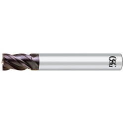 ULTRA WX Micro Grain Carbide End Mills TiAlN coated 4 Flutes Stub (Corner Protect Type)_WX-G-EMSS