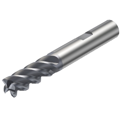 CoroMill Plura - General Purpose End Mill for Carbide Rough Finishing and Finish Machining 1P341-XB (Hardness 48HRC or Less) 1P341-1600-XB-1630