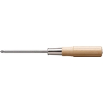 Wooden handle through screwdriver (with magnet) TWKD-3-125