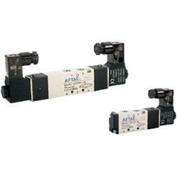 [In-stock item] Solenoid Valve 4V100 Series, 5 Ports 2 Positions, 5 Ports 3 Positions