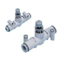 Needle Valve Line Type with One-Touch Fittings SCL2-N-Series SCL2-N-04-H44-050