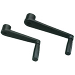 Crank handle - electroplated cast iron handle
