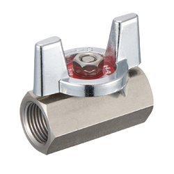 Stainless Steel Ball Valve BSS Series Butterfly Handle Type BSS-22-15RC