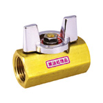 Brass Ball Valve, BBS Series, Butterfly Handle Type, Oil-Free Processing