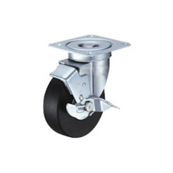 Flat Mounted Plate Type Caster 520S/513S/520SR Wheel Diameter 125 / 150 mm