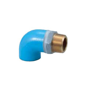 Pipe End Corrosion-Proof Pipe Fitting, Male Adapter Elbow With Corrosion-Proof Screw PQWK-ZML-15A