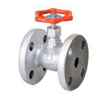 Malleable Valve, General-Purpose 10K Type, Globe Valve, Flanged, Reinforced PTFE Disk Installed