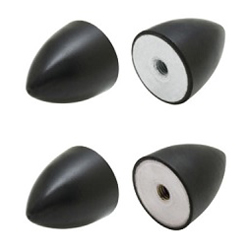 Vibration-resistant Rubber (cone and female screw on one side) (VD7) VD7-3030M8M-SUS
