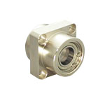 Bearing Holder Set: Spigot Joint Double Type with Retainer Ring Square Shape DSIM DSIM-6008ZZ