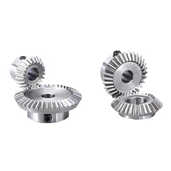 Bevel Gear Round Hole, Round Hole + Tap, Keyway Hole, Keyway Hole + Tap M1.5S25-3410