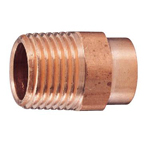 Copper Tube Fitting, Copper Tube Fitting for Hot Water Supply, Copper Tube External Threaded Adapter M154-53.98