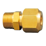 Copper Pipe Fitting, Flare Type Copper Pipe Fitting (Refrigerant Compatible Part), Flare Outer Thread Adapter M154FKD-9.52X3/8