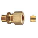 Copper Pipe Fitting, Ferrule Ring Type Copper Tube Fitting, Male Adapter With Ferrule Ring M154RK-12X3/8