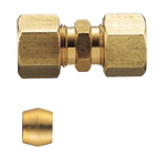 Copper Pipe Fittings, Ferrule Ring Fittings for Copper Tubes, Sockets With Ferrule Rings M150RK-6.35X6.35