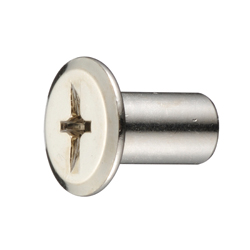 Joint Connector Decorative Nut, Cross-Head/Straight-Slot (+-) JCBDNT-STN-M6-12