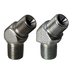 Fitting for Hydraulic Pressure / Water Pressure, 45° Elbow Type, Male Thread for Both PT / PF, -45° Elbow / Female- YCWPF11F