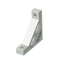 Extruded Brackets - For 1 Slot - For 6 Series (Slot Width 8mm) Aluminum Frames - Ultra Thick Brackets (Perpendicularly Machined) HBKUS6-C-SSU