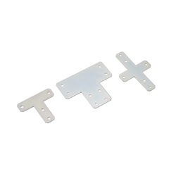 Sheet Metal Bracket For 6 Series (Slot Width 8mm) Aluminum Frames - T-Shaped/Cross-Shaped