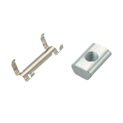 Post-Assembly Nut and Metal Stopper Set - For 6 Series (Slot Width 8 mm) Aluminum Frame HNTBTSN6-3