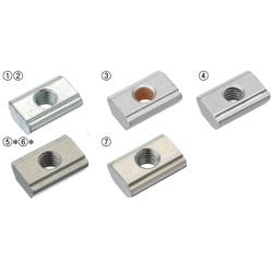 For 6 Series (Slot Width 8mm) - Post-Assembly Insertion - Stopper Nuts PACK-HNTASN6-6