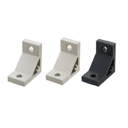 Thick Brackets (Perpendicularly Machined)- For 1 Slot - For 8 Series (Slot Width 10mm) Aluminum Frames HBKTS8-C-SET