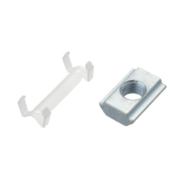For 8 Series (Slot Width 10mm) - Post-Assembly Insertion - Nut and Stopper Set HNTAT8-4