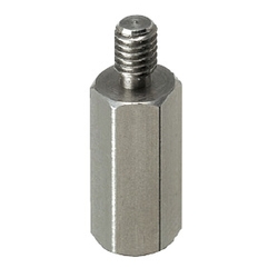 Small Dia. Hex Posts - One End Threaded One End Tapped