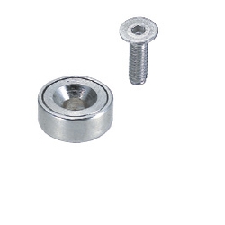 Magnet - Countersunk with Holder - Round Type HXCCH10