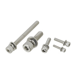 Hex Socket Head Cap Screws with Captured Washer - Standard, Material: SUS316L SSCBAS5-16