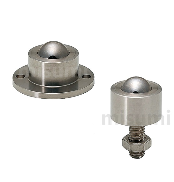 Ball Rollers Nut Fixed, Stainless Steel, Flange Mounting Type C-BCHN19