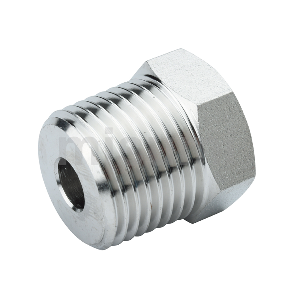 Stainless Steel Screw-In Joints, Unequal Dia., Reducer Adapter