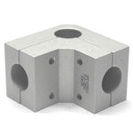 Round Pipe Joint, Differing Diameter Hole Type for Corners