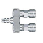 Quick Coupling, Multi-Connection, AL TYPE Straight L-Shaped CAL5L