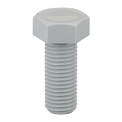 PVC (polyvinyl chloride) hex bolt