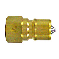SP Coupler Type A, Brass, EPDM, Plug, Female Thread