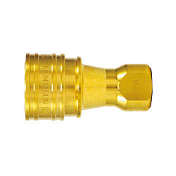 SP Cupla, Type A, Brass, NBR, Socket (for Male Thread Mounting) 2S-A-BRS-NBR