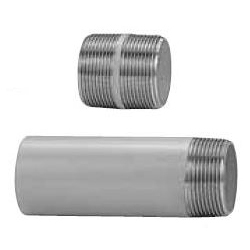 Stainless Steel Screw-in Pipe Fitting, Stainless Steel Nipple N (NS) Type N25A