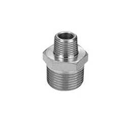 Stainless Steel Screw-In Tube Fitting Hexagonal Nipple with Reducing SRN50AX40A