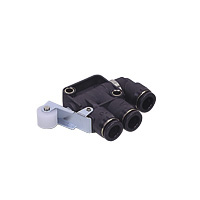 Mechanical Switching Valve, Mechanical Valve, Micro Switch Type Roller Type (Central Exhaust) MVM43A-RJ