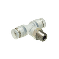 for Clean Environment, Tube Fitting PP Type Tee, Screw Element SUS304 PPB6-02SUS-TP