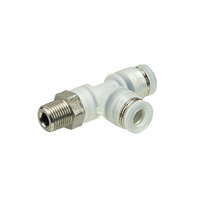 Tube Fitting PP Type Branch Tee Thread Part SUS304 for Clean Environments PPD6-02SUS-TP