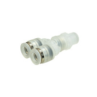 Tube Fitting PP Type Branch Y for Clean Environments PPX10-02-C
